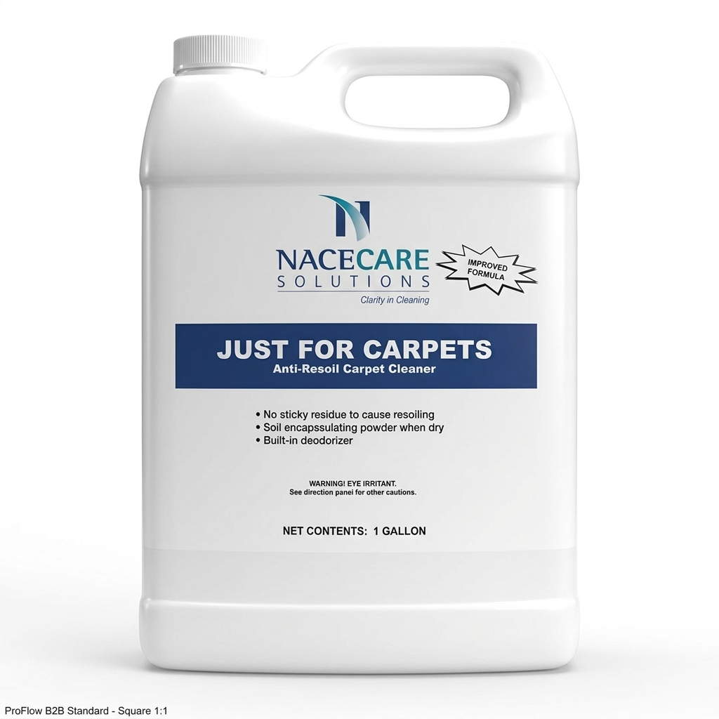 NaceCare Solutions Just For Carpets Anti-Resoil Cleaner - 1 Gallon