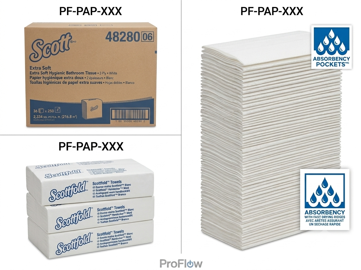 Scott Extra Soft Hygienic Bathroom Tissue (48280) - 250 Sheets/Pack, 36 Packs/Case
