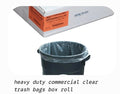 Heavy-Duty High-Density Commercial Can Liners (Natural/Clear)